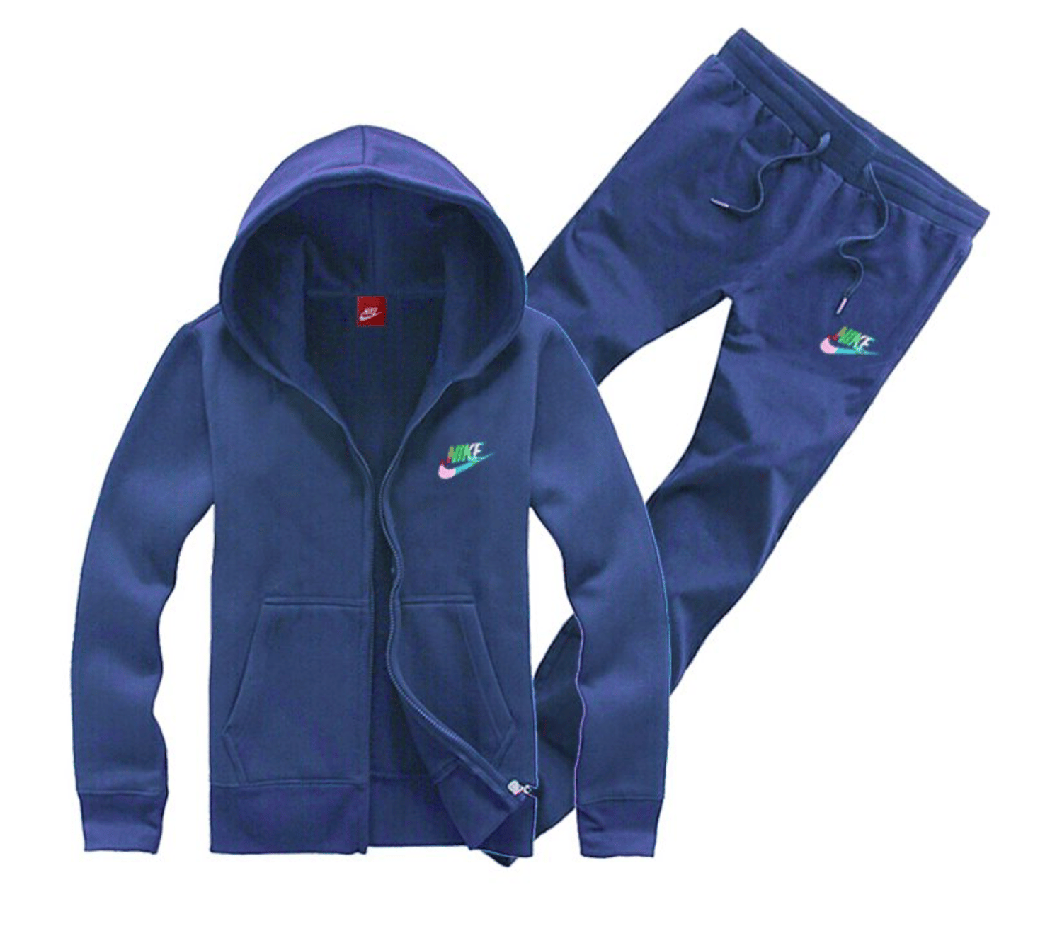 Blue nike jogging store suit